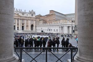 Queues at the Vatican for Benedict lying in state