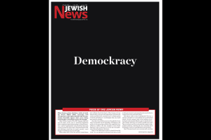 Backing in black: Jewish News endorses democracy protests in Israel