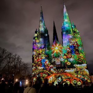 Cathedral illuminations are drawing people into the light for Advent