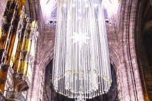 Light shines on the artists illuminating cathedrals