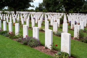 D-Day war grave inscriptions point to a deep acceptance of Christian thought