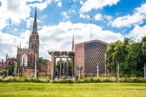 From the ruins of Coventry, its old and new cathedrals provide a backdrop for reconciliation