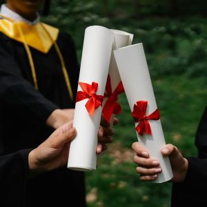 graduate scrolls