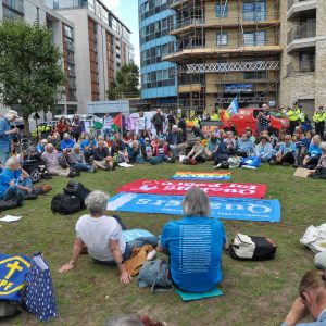London, UK - 8 Sept 2025 - No Faith in War Day