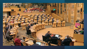 Scottish parliament voting